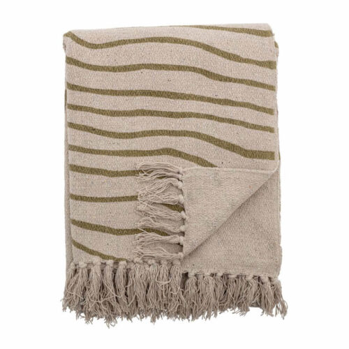 Dami Recycled Cotton Throw in Green