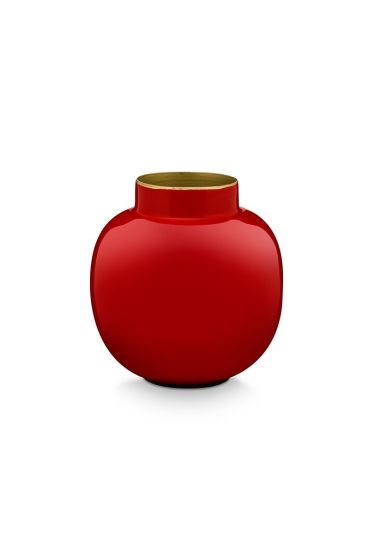 Vase metallic red 10cm