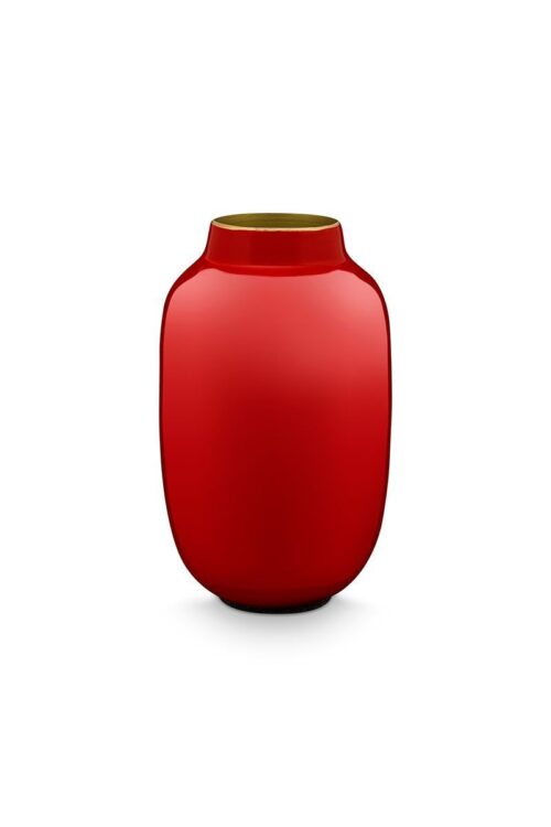 Vase metallic red 14cm