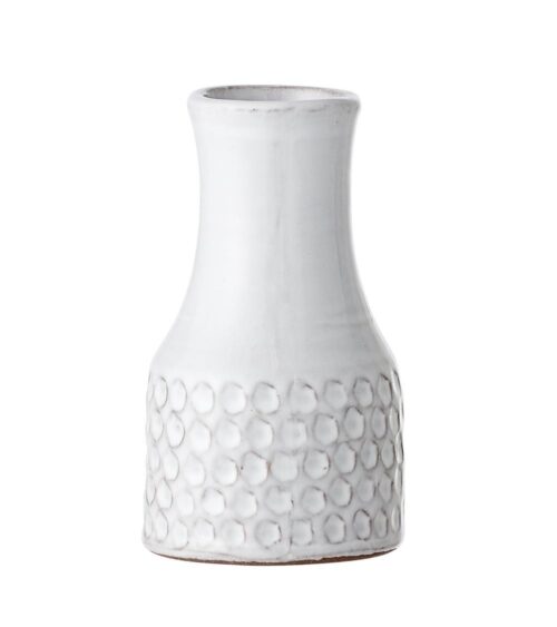 White ceramic vase terracotta