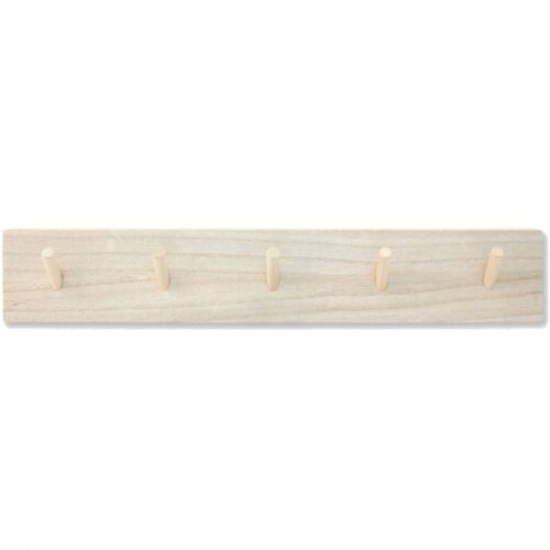Long wooden pegboard – Natural